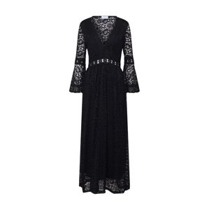 Carolina Cavour Společenské šaty 'midi lace dress'  černá