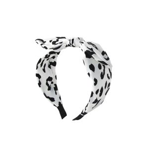Orelia Šperky do vlasů 'white animal headband'  černá / bílá