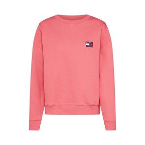 Tommy Jeans Mikina 'BADGE CREW'  pink