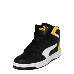 PUMA Sportovní boty 'Rebound Layup'  bílá / černá / žlutá