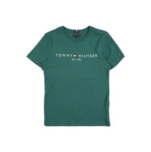 TOMMY HILFIGER Tričko  světle červená / zelená / bílá / marine modrá