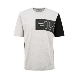 FILA Funkční tričko 'LAZAR'  černá / světle šedá
