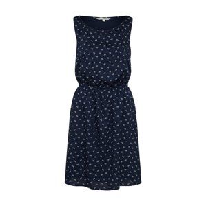 TOM TAILOR DENIM Letní šaty 'Easy Print'  námořnická modř / bílá
