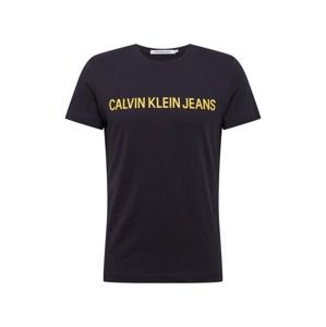 Calvin Klein Jeans Tričko 'INSTITUTIONAL'  tmavě modrá