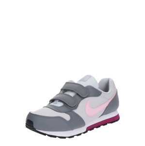 Nike Sportswear Tenisky 'MD Runner'  šedá / bobule / růžová / bílá