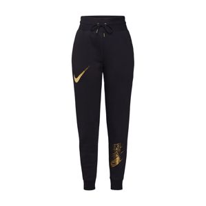 Nike Sportswear Kalhoty 'NSW PANT BB SHINE'  zlatá / černá