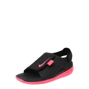 Nike Sportswear Otevřená obuv 'Sunray Adjust 5'  pink / černá