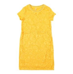KIDS ONLY Šaty 'konAMAZE S/S O-NECK DRESS JRS'  žlutá