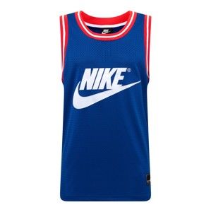 Nike Sportswear Tričko  modrá / červená / bílá