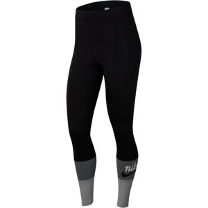 Nike Sportswear Kalhoty  šedá / černá
