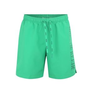 Calvin Klein Swimwear Plavecké šortky 'MEDIUM DRAWSTRING'  zelená