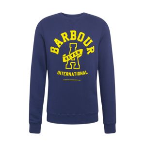 Barbour International Mikina  námořnická modř / žlutá