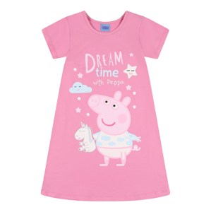 Peppa Pig Noční košilka  pink / světlemodrá / světle růžová / bílá