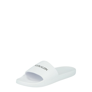 Calvin Klein Swimwear Otevřená obuv 'ONE MOLD SLIDE'  bílá / černá
