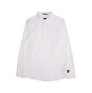 TOM TAILOR Košile 'shirt solid'  bílá