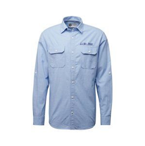 JACK & JONES Košile  marine modrá / kouřově modrá