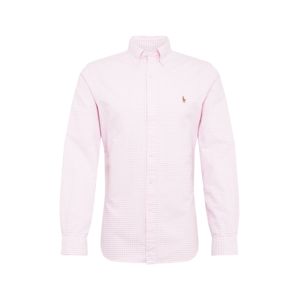 POLO RALPH LAUREN Společenská košile  pink / bílá