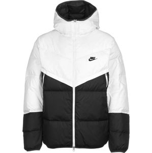 Nike Sportswear Zimní bunda 'Fill Shield'  černá / bílá