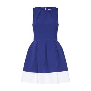 Closet London Koktejlové šaty  královská modrá / bílá