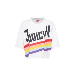 Juicy By Juicy Couture Tričko 'JUICY'  mix barev / bílá