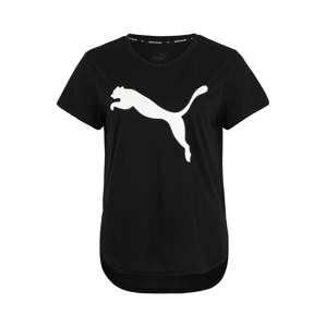 PUMA Funkční tričko 'EVOSTRIPE Tee'  bílá / černá
