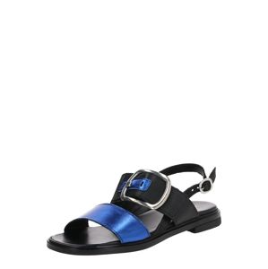 MJUS Páskové sandály 'GRAM'  černá / modrá