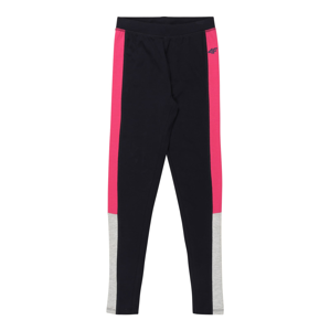4F Sportovní kalhoty  námořnická modř / pink / šedá