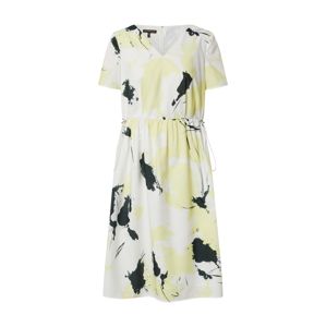 APART Letní šaty  bílá / žlutá / černá