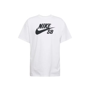 Nike SB Funkční tričko  černá / bílá