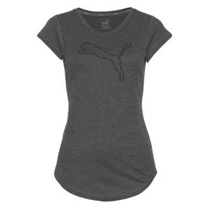 PUMA Funkční tričko 'Heather Cat'  tmavě šedá