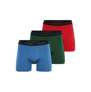 Calvin Klein Underwear Boxerky  světlemodrá / tmavě zelená / červená
