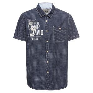 CAMP DAVID Košile  námořnická modř / bílá