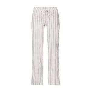 LASCANA Pyžamové kalhoty  béžová / světlemodrá / bílá