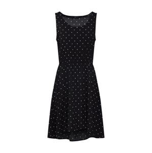 ONLY Letní šaty 'FLORA'  černá / bílá