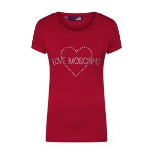 Love Moschino Tričko 'MAGLIETTA'  červená