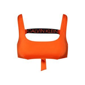 Calvin Klein Swimwear Horní díl plavek 'TIE BACK BRALETTE RP'  tmavě oranžová