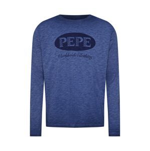 Pepe Jeans Tričko 'DURAN LS'  tmavě modrá