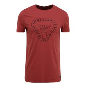 BRUNOTTI Funkční tričko 'Tim'  vínově červená / černá