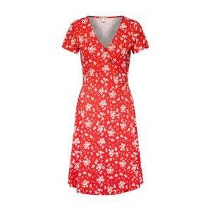 ESPRIT Letní šaty 'wrap dress Dresses knitted'  červená