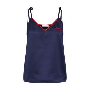 Tommy Hilfiger Underwear Tričko na spaní  tmavě modrá / červená