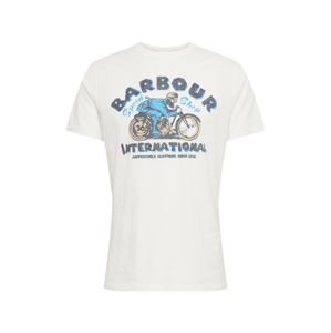 Barbour International Tričko 'Device Tee'  bílá / modrá