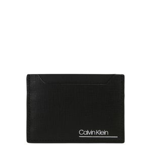 Calvin Klein Peněženka 'SLIVERED SIMPLE CARD CASE'  černá