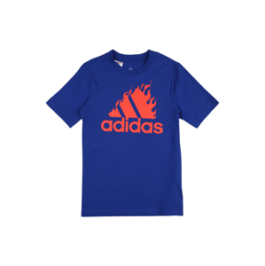 ADIDAS PERFORMANCE Funkční tričko  královská modrá / světle červená