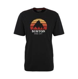 BURTON Funkční tričko 'Underhill'  jasně oranžová / oranžově červená / černá / bílá