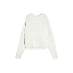 Miss Selfridge Svetr 'DT:CABLE BATWING'  offwhite