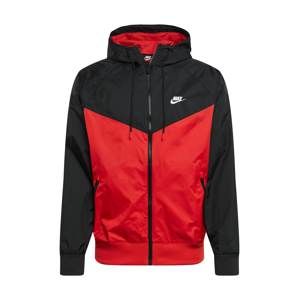 Nike Sportswear Přechodná bunda  černá / červená