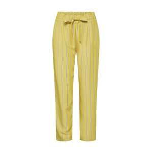 OPUS Kalhoty se sklady v pase 'Marene'  žlutá