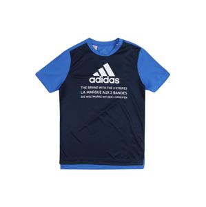 ADIDAS PERFORMANCE Funkční tričko  modrá / tmavě modrá