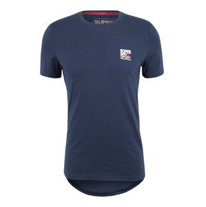 Superdry Funkční tričko 'CORE SIGN OFF'  námořnická modř