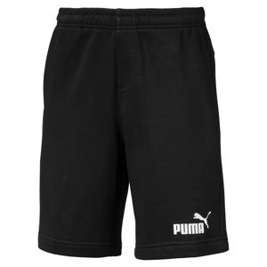 PUMA Kalhoty 'Essentials'  černá / bílá